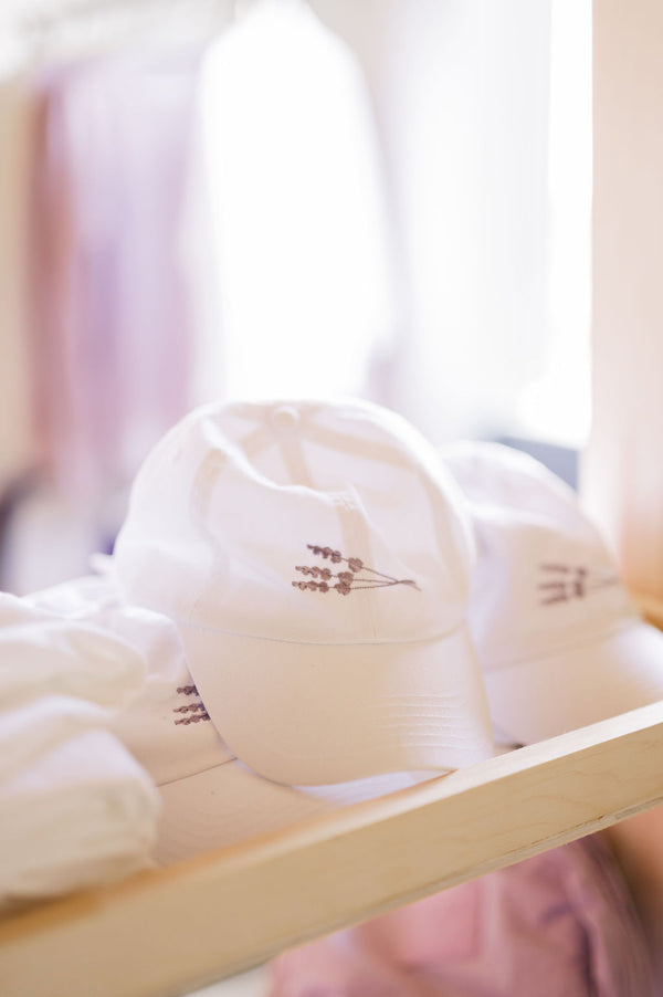 Lavender baseball cap