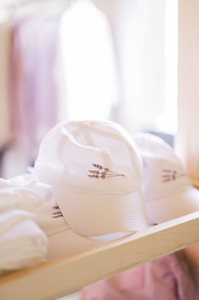 Lavender baseball cap
