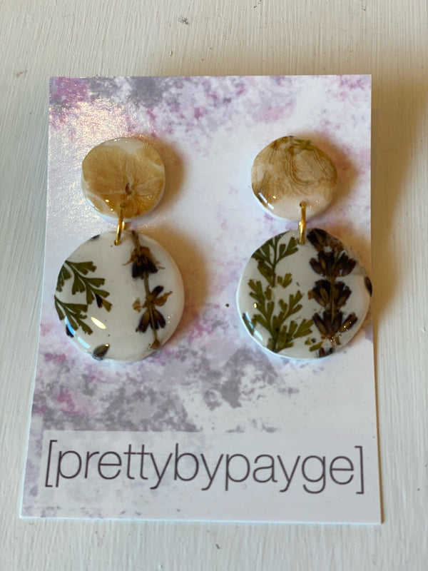 Earrings: Pretty by Payge X Purple Hill Lavender Farm